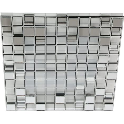 Plafoniera LED Candellux Mosaic 31x31 9W bianco/cromo (1/2)