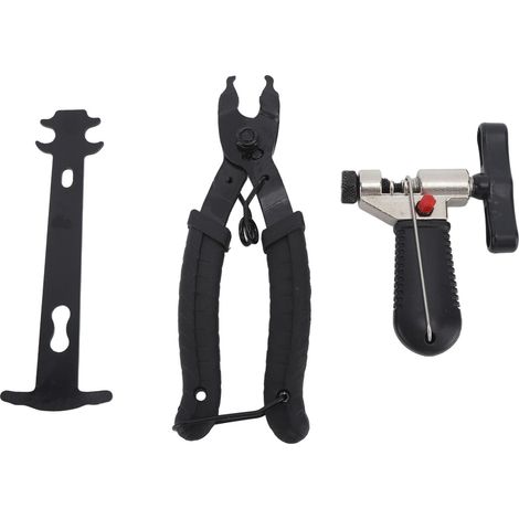 3 pièces Outils de Chaîne de Vélo en Acier Inoxydable, Démontage de Chaîne Universel avec Crochet pour Réparation (1/5)