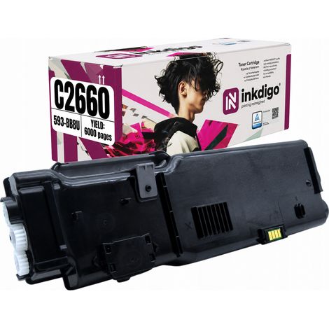 Tóner Inkdigo 593-bbbu compatible con Dell C2660dn C2665dnf con certificación TÜV (1/5)