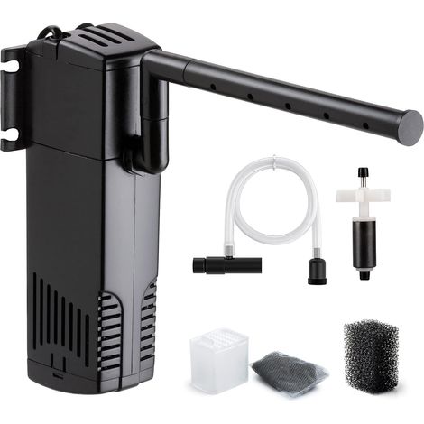 Filtre interne NICREW pour aquariums de 60 à 150 litres, comprenant pompes et filtres pour aquariums d'eau douce ou d'eau de mer. - AquaForge (1/5)