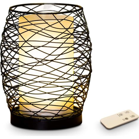 ZOLGINAH Diffuseur d’Huile Essentielle Volupsia – Diffuseur Ultrasonique Aromathérapie à Froid - Diffuseur Électrique Parfum Maison avec Télécommande - Éclairage LED Effet Bougie – en Métal et Verre (1/3)