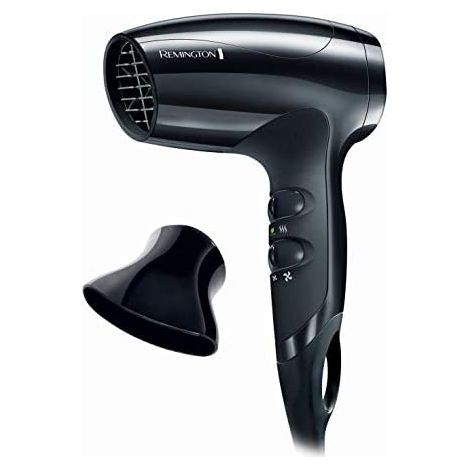 Remington D5000 Asciugacapelli 1800W Tecnologia Eco 2 velocita' 3 temperature concentratore incluso colore Nero (1/5)