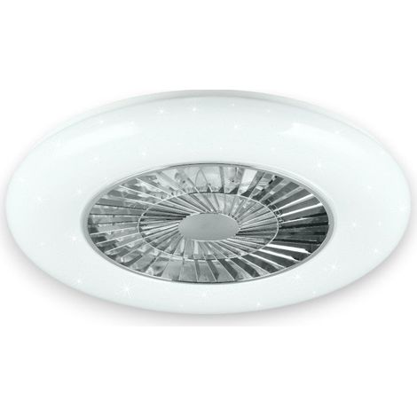 Ventilatore plafoniera con tre modalità luce led a soffitto con ventilatore e telecomando diametro 60 cm (1/5)