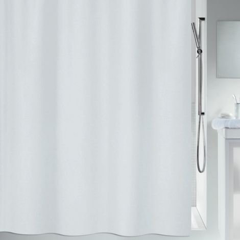 Cortina de ducha Poliéster MAYA 240x200cm Blanco Spirella