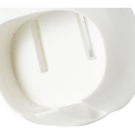 Porte-brosse à dents mural sans perçage cartoon lapin blanc support brosse à dents salle de bain multi-usage (1/5)