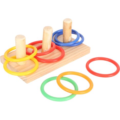 Anneau interactif coloré pour perroquet, jouet de table à mâcher et à poser, idéal pour les inséparables et les calopsittes (7 cm). (1/5)