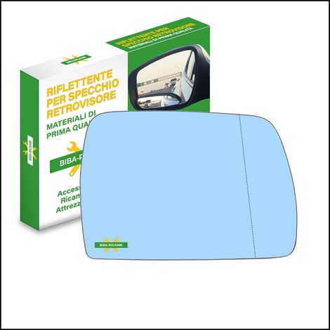 Vetro specchio retrovisore azzuratto asferico lato dx-passeggero per bmw x3 i (e