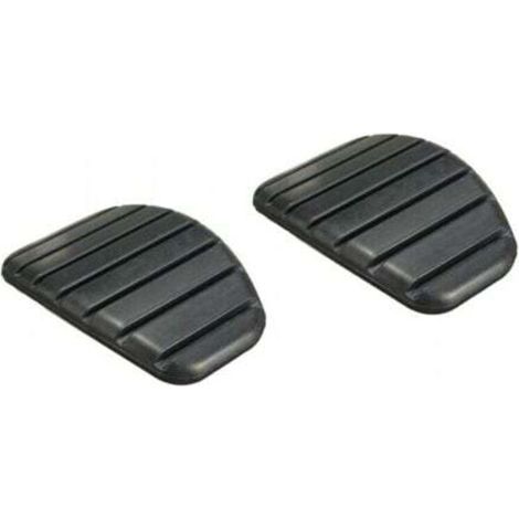 2pc Couvre-pédale d'embrayage pour voiture, Couvre-pédale de frein en caoutchouc antidérapant pour Megane Laguna Clio Kango Scenic (1/3)