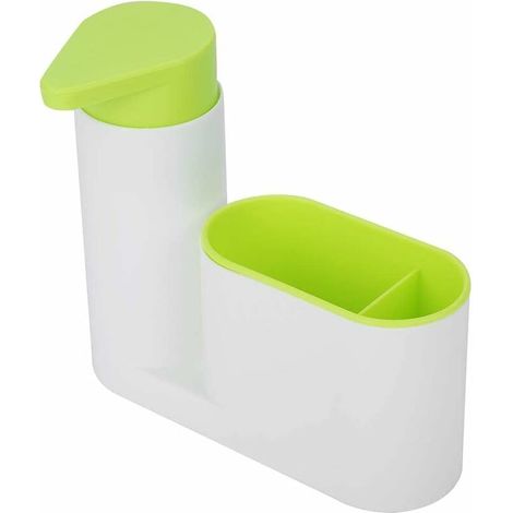 Green Mobility-Distributeur Liquide Vaisselle, Distributeur de Savon avec Porte éponge pour Cuisine (1/5)