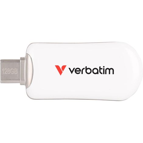 Verbatim 30229 lecteur USB flash 128 Go USB Type-C 3.2 Gen 1 (3.1 Gen 1) Blanc