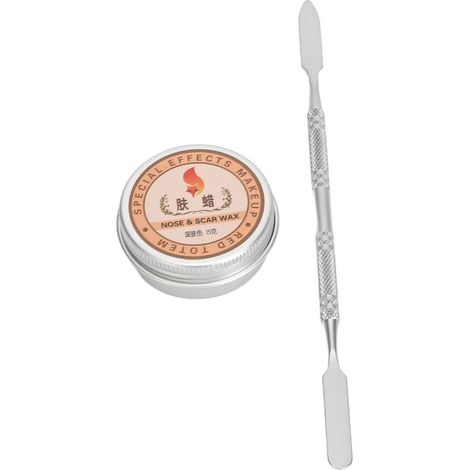 Kit cire à cicatrices Halloween - Effets spéciaux fausse plaie, maquillage peau pour cosplay, fête, carnaval, spectacle.