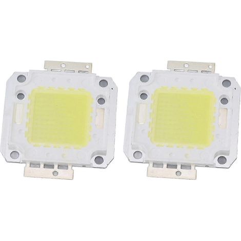 Deux perles LED COB de 100 W, 9600 lumens, projecteur LED compatible avec une température de couleur de 6000 K, intelligent 3236 V. (1/5)