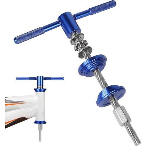 Outil à Presser de Montage/Réparation pour Headset et Pédalier, Aluminium + Acier Allié