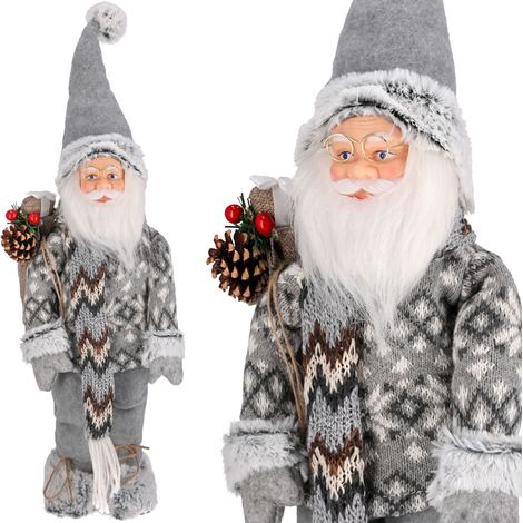 Statuetta natalizia di Babbo Natale GRANDE scandinava (1/5)