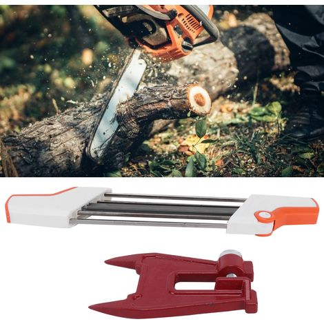 Affûteuse de chaîne de tronçonneuse 4,8 mm avec étau d'affûtage – Outil de jardinage (1/5)