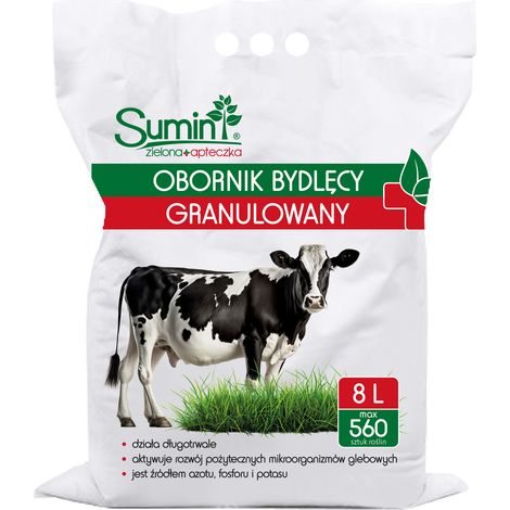 SUM56 SUMIN Rindermist, granulierter Naturdünger, Stickstoff, Phosphor, Kalium, 8 l (1/5)