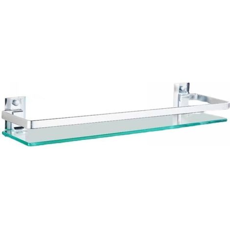 Étagère de douche murale, étagère de rangement pour salle de bain, deux méthodes d'installation pour créer un espace de salle de bain propre et organisé (30 cm)