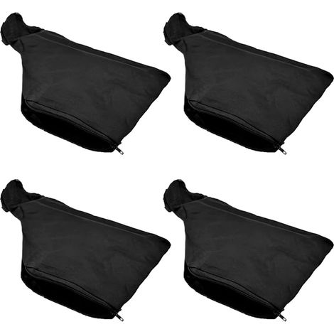 4 Pièces Sacs à Poussière, Sac Collecteur de PoussièRe Noir avec Fermeture Éclair Sacs de Collecteur de Poussière pour la Machine à Sciage en Aluminium 255 Accessoires de Scie à Mitre