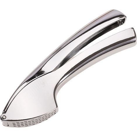 Zinc Alloy Garlic Press, Heavy Duty Hand Tool for Kitchen (1/4)