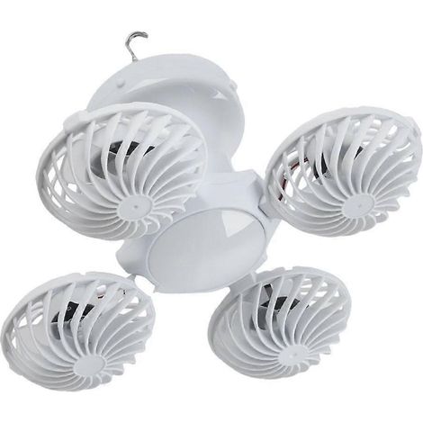 Ventilateur suspendu 2 en 1 avec lanterne LED. double ventilateur et lumière. (1/5)