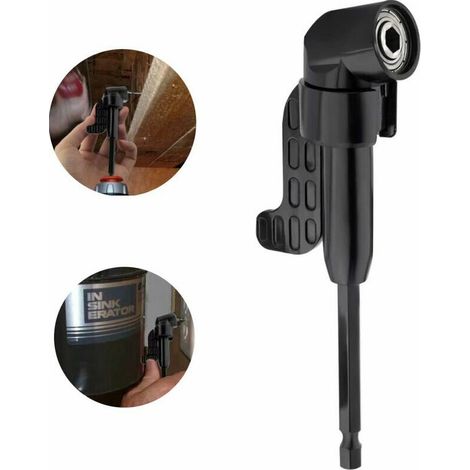 105 Degree 1/4 Inch Right Angle Drill Bit Adapter Hex Shank Screwdriver Drill Bit Attachments Drive Socket