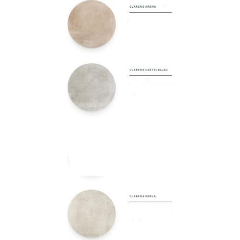 Carrelage d'intérieur effet béton - Série Clarens - Plinthe - Dimensions: 9 x 60,8 cm - PERLA