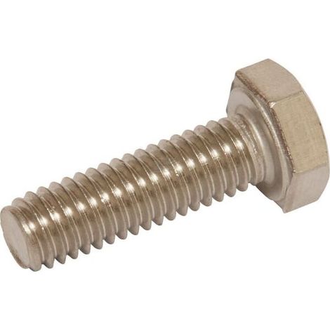 Boulon Hexagonal M6x20 - Acier Inoxydable A2 - Norme DIN933 - Pour Assemblage Mécanique - Lot de 1 (1/2)