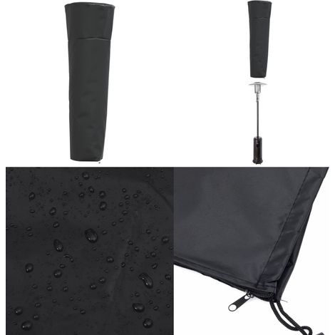 Heizstrahler-Abdeckung Pyramidenform Schwarz 420D Oxford - Terrassenheizungsschutz - Outdoor Möbelschutz - Heizstrahlerschutzhülle - Wetterfeste Abdeckung - Wasserdichte Abdeckung - Home & Living (1/5)