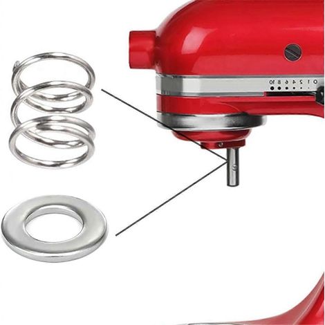 Ressort et rondelle pour robots de cuisine à tête inclinable et à bol relevable -- (1/5)