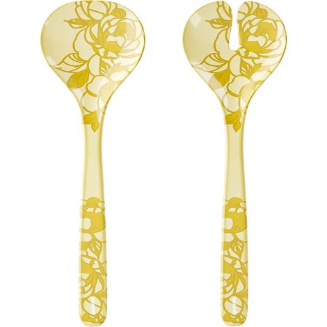 Couverts Salade en mélamine Josephine, 'Table Decor' (Jaune Poudre)