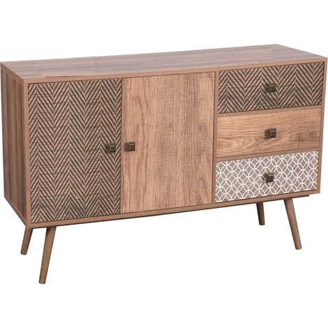 Buffet "Baobab" - Marron - L 120 x P 29 x H 75 cm - Livraison gratuite (1/5)