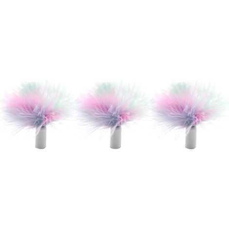 Lot de 3 plumes de rechange pour chaton interactif électronique automatique (1/5)
