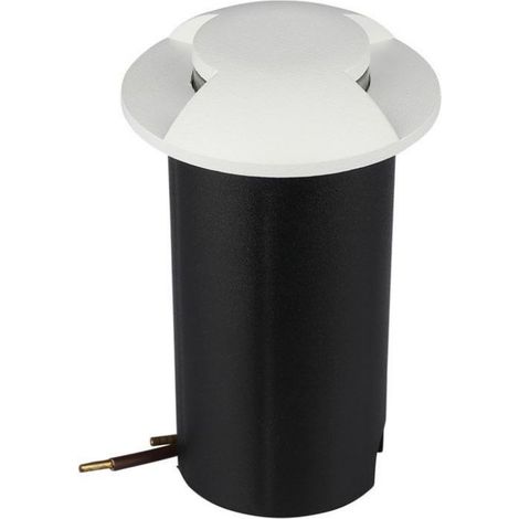 Spot encastré sol LED 1W 3000K IP67 V-TAC blanc (1/5)