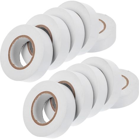 Lot de 10 rubans isolants électriques en PVC pour usage intérieur et (1/5)