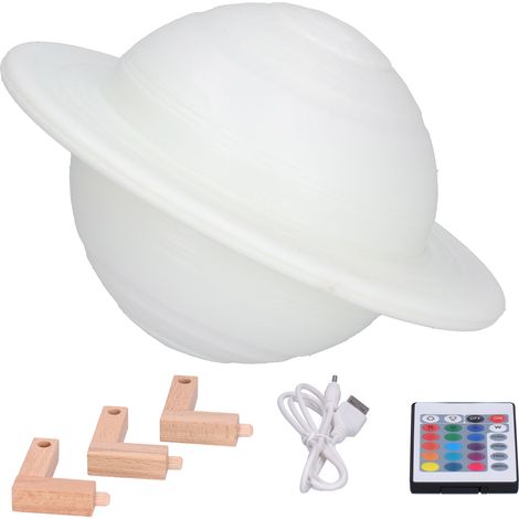 Lampe étoile RGB 16 couleurs, veilleuse planète innovante avec télécommande pour la décoration de la chambre à coucher (1/5)