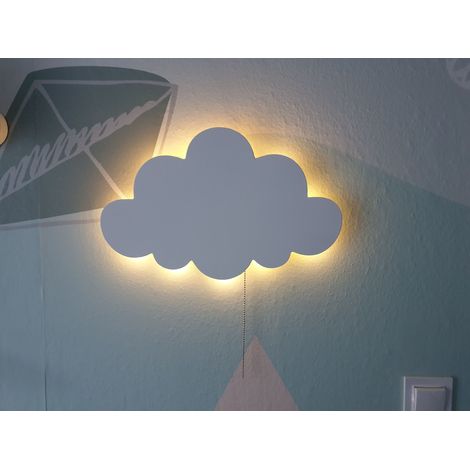 Lampada da notte a forma di nuvola, tipo lampada da parete, 12V (1/5)