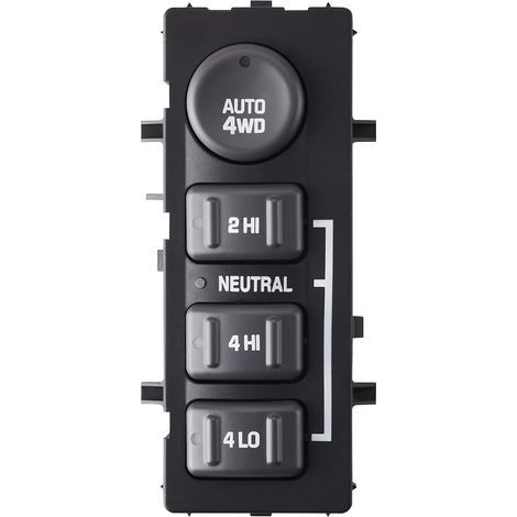 Interrupteur 4 roues motrices pour Chevrolet Silverado Suburban Avalanche Tahoe - GMC Sierra Yukon 1500 4x4 Switch,4WD Transmission Housing Selector Switch Control,15709327 19168767 90106 (1/5)