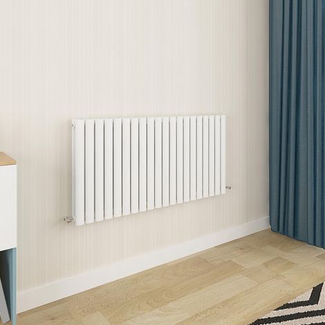 Biubiubath Oval Column Radiator 600x1180mm Double White (1/5)