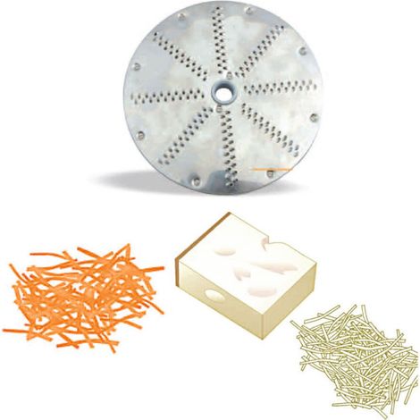 Disque râpe mozza. et fromages 4 mm - Diamond