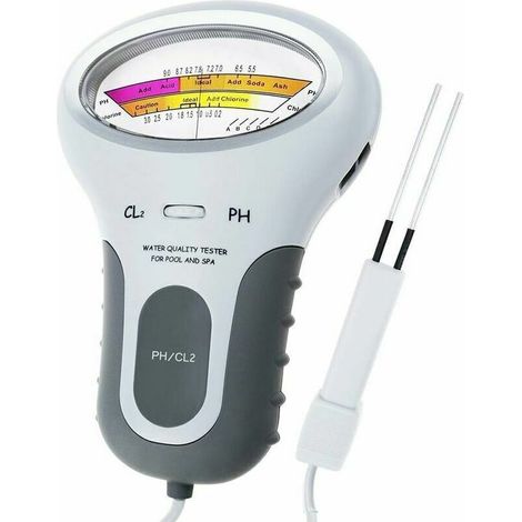 Qualité Eau Testeur, Portable Numérique Moniteur, Ph Eau Testeur Analyse Chlore Piscine Kit Test (1/5)