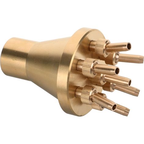 Multi- Fountain Nozzle for Garden Sprinkler Adjustable Water Spray Accessory for Pools and Fountains (1/5)