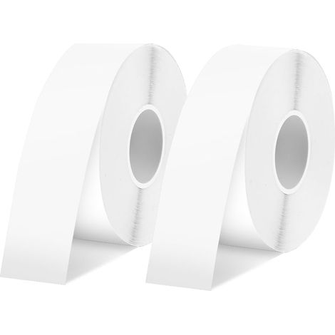 Rouleaux d'Étiquettes Autocollantes Thermiques ÉTENDUES x et Rouleau sur 15 mm 4 m Noir Blanc (1/4)