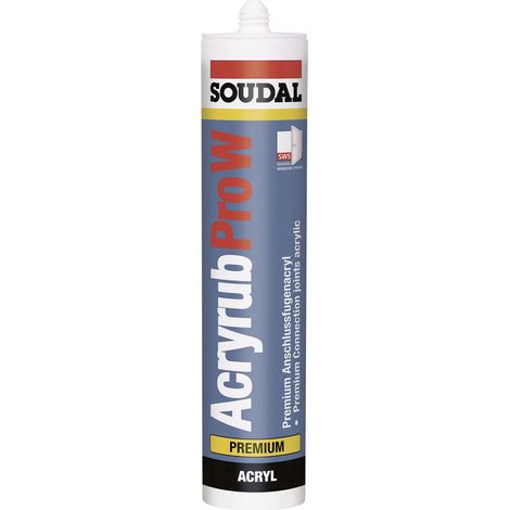 Soudal ACRYRUB PRO W Acryl Herstellerfarbe Grau 9204 310 ml