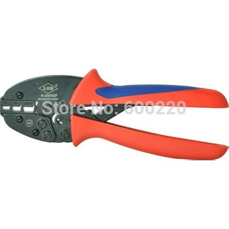 Pinces à sertir pour câbles Terminales de sertissage pour 25,35,50mm2 Manchon de bout de câble S-2550GF