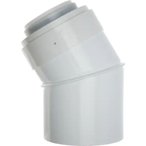 Brötje Coude 30 degrés DN 80/125 PPs/AI concentrique, 994965