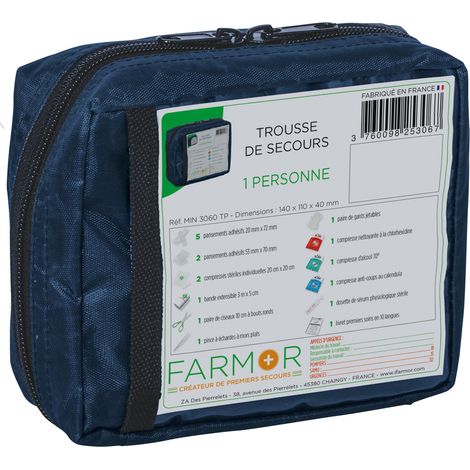 INDIVIDUELLER ERSTE-HILFE-KASTEN FARMOR 1 PERSON -MIN 3060 TP