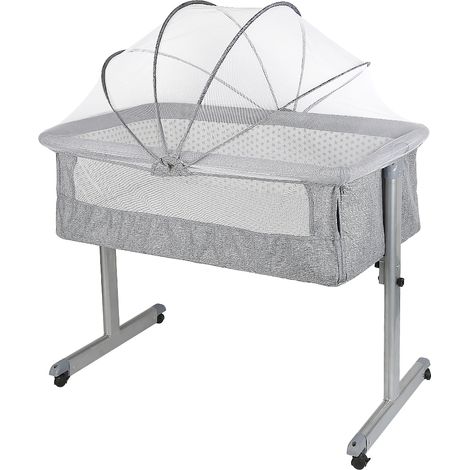 Skecten – Berceau cododo avec moustiquaire – Dimensions 96 x 57 x 77 cm – Alliage d'aluminium aéronautique – Roulettes silencieuses (1/9)
