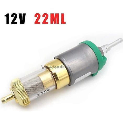 Pompe à carburant/chauffage ultra-silencieuse 12 V/24 V 22 ml/28 ml pour voiture Eberspacher (compatible avec les pompes à air/diesel et à huile de stationnement universelles). (1/4)