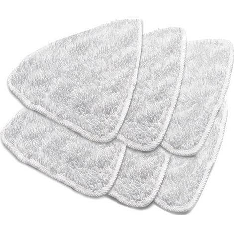 Lot de 6 chiffons vapeur – Compatibles avec certains modèles – Microfibre – Lavables – Tous sols (1/5)