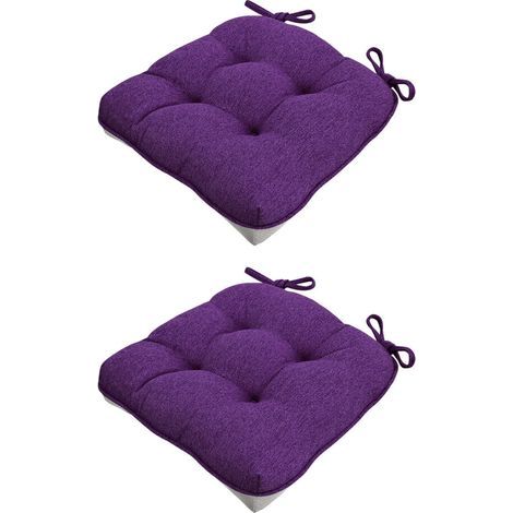 Coussin de chaise avec coussin antidérapant pour meubles-Violet